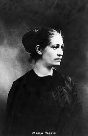 Maila Talvio (1871−1951),  Saksassa "Suomen äiti", teki uupumatta Suomea tunnetuksi Saksassa ja loi suhteita.